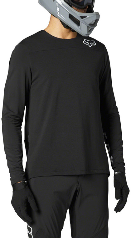 Fox Racing Defend Delta Long Sleeve Jersey | Black/Black