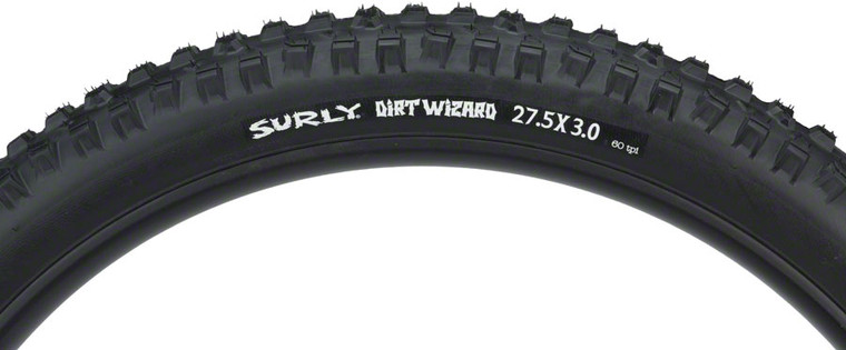 Surly Dirt Wizard Tire - 27.5 x 3.0, Tubeless, Folding, Black, 60tpi