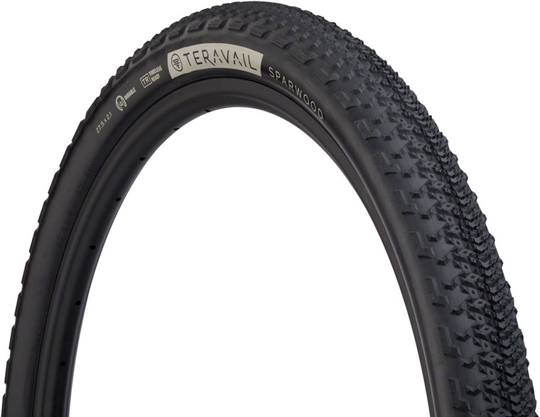 Teravail Sparwood Tire - 27.5 x 2.1, Tubeless, Folding, Black, Durable