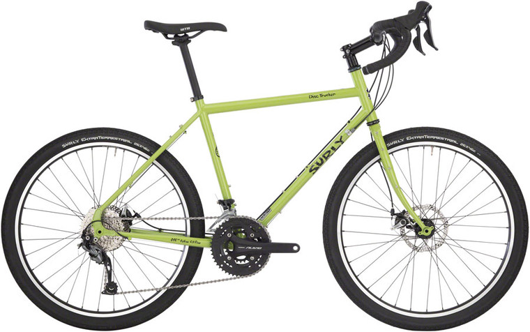 Surly Disc Trucker Bike - 26", Steel, Pea Lime Soup, 52cm