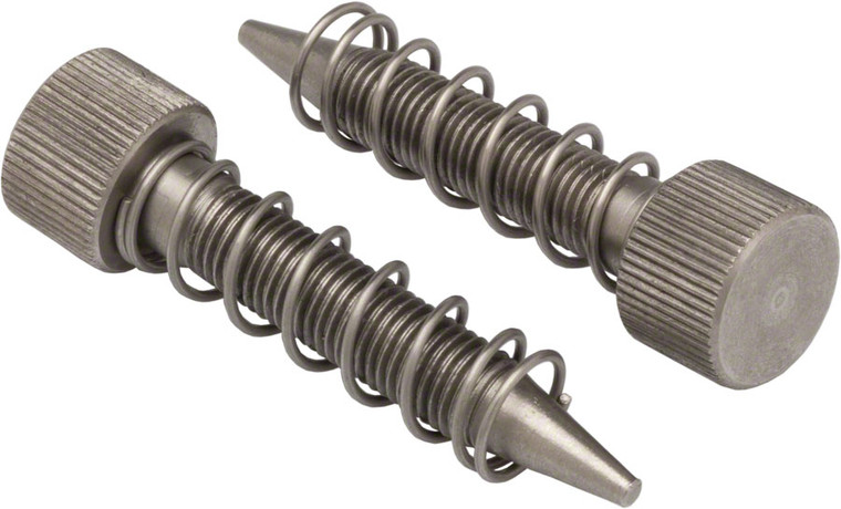 Surly Trailer Hitch Axle Hook Thumbscrews and Springs, Pair