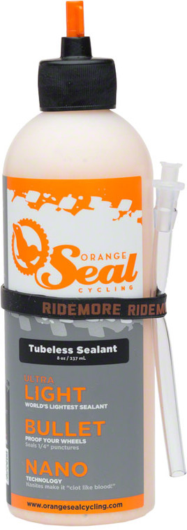 Orange Seal Tubeless Tire Sealant with Twist Lock Applicator - 8oz