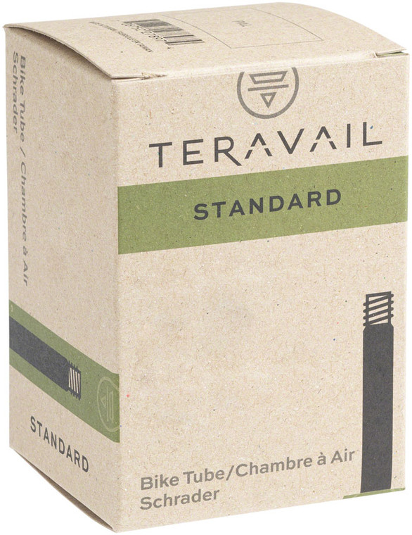 Q-Tubes / Teravail 14" x 1.5-2.25" Tube: Low Lead Schrader Valve