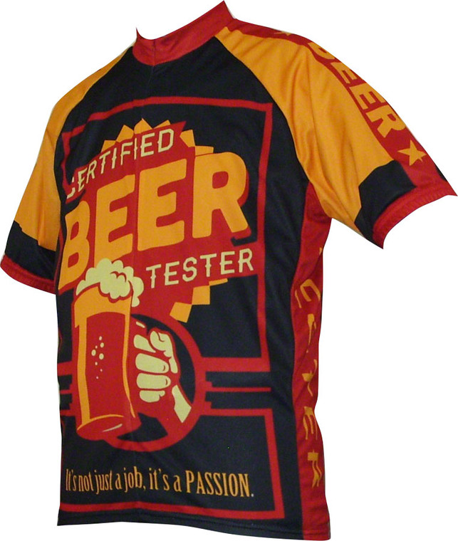 World Jerseys Beer Tester Jersey | Black/Gold