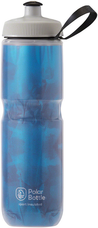 Polar Bottles Sport Insulated Fly Dye Water Bottle - 24oz, Electric Blue