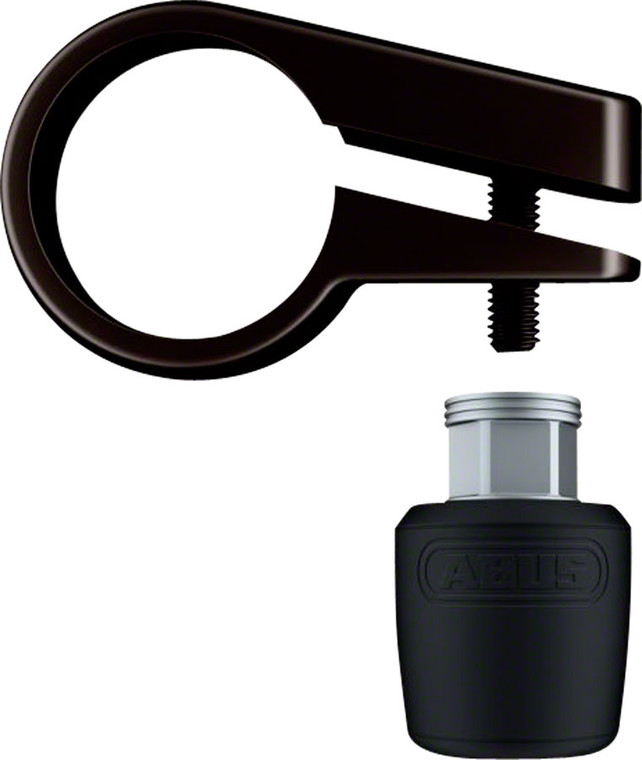 ABUS Nutfix Seatpost Clamp/Lock: 30.0, Black