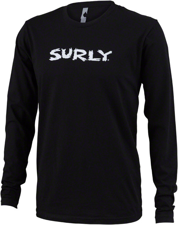 Surly Logo Long Sleeve T-Shirt | Black/White