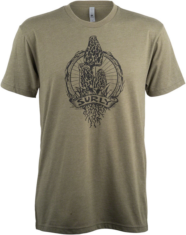 Surly Trail Snacks T-Shirt | Military Green