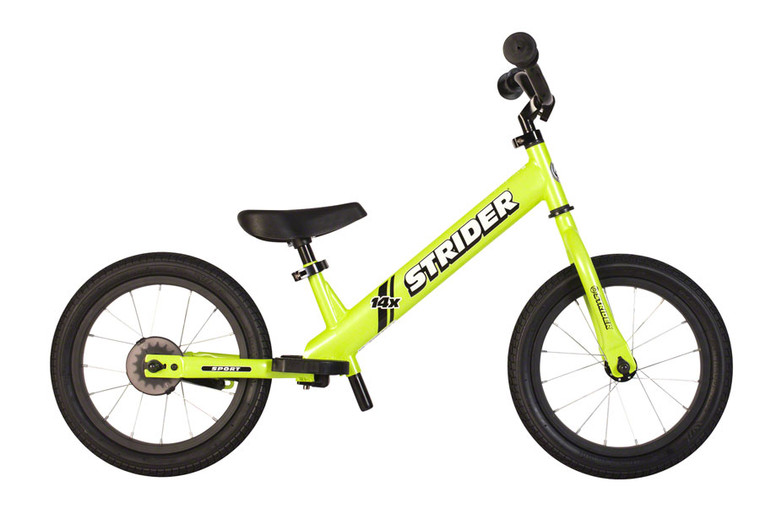 Strider 14x Sport Balance Bike, Green