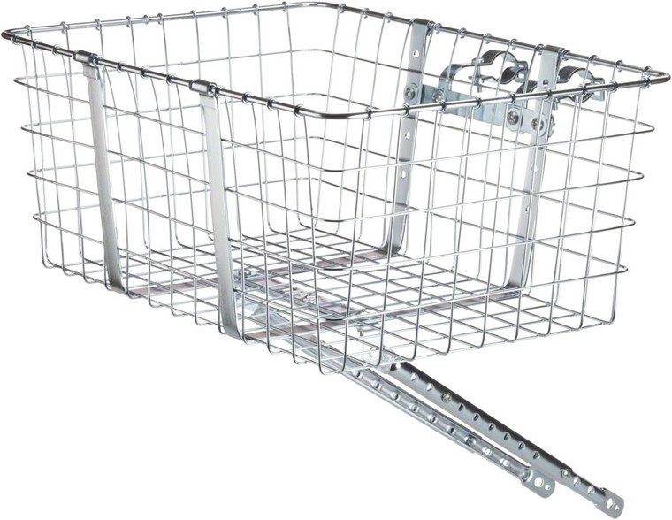 Wald 157 Front Giant Delivery Basket: Silver Wald 157 Front Giant Delivery Basket: Silver