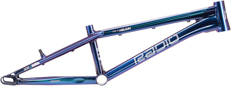 Radio BMX Raceline Helium BMX Race Frame - Pro XL, 21.25'' TT, Galactic Purple