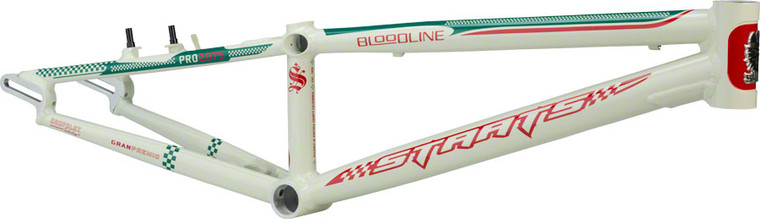 Staats Bloodline GranPremio BMX Race Frame - Pro, 20.75" TT, Spanish White