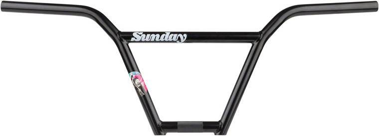 Sunday Street Sweeper BMX Handlebar - 9.25", Black