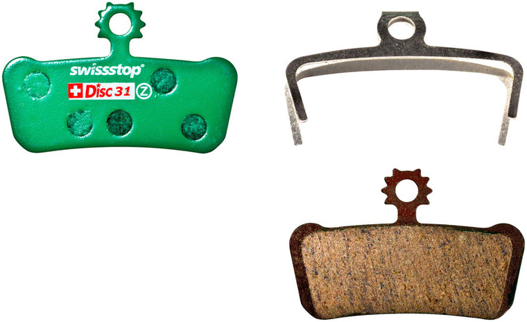 SwissStop Organic Compound Disc Brake Pad Set, Disc 31: for SRAM Guide and Elixir Trail