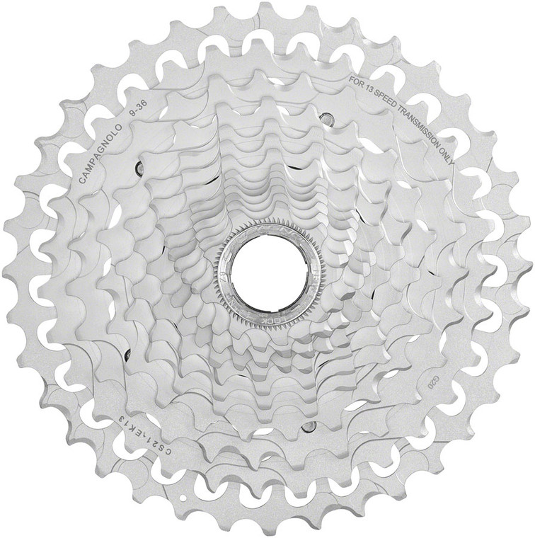 Campagnolo EKAR Cassette - 13-Speed, 9-36t, Silver, For N3W Driver Body