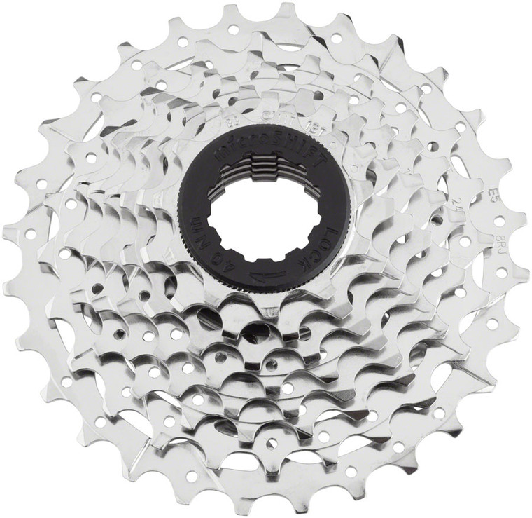 microSHIFT H08 Cassette - 8 Speed, 12-25t, Nickel