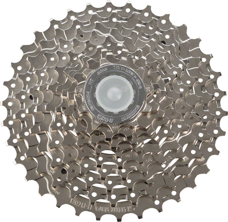 Shimano Alivio CS-HG400 Cassette - 9 Speed, 11-32t, Silver, Nickel Plated