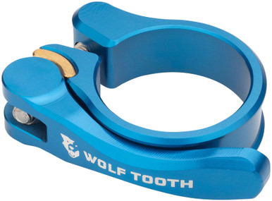Wolf Tooth Components Quick Release Seatpost Clamp - 29.8mm, Blue