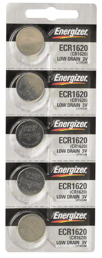 Energizer CR1616 3V Lithium Battery -Pack of 5