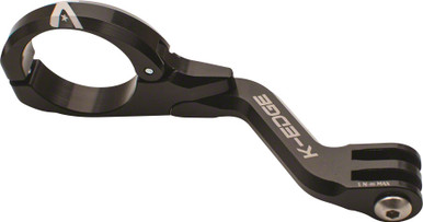 K-EDGE Go Big Pro Universal Action Camera and Light On-Center Handlebar Mount 35.0mm: Black