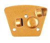 Double PCD Coating Removal Cutters with Round Support
