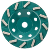 Syntec Spiral Cup Wheel - 7 Inch, 12 Segment - Dark Green Series