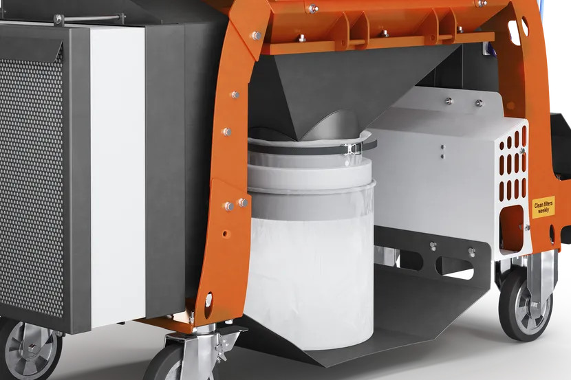 Husqvarna Blastrac DC 655 Dust Collector Dual Voltage, 3 Phase