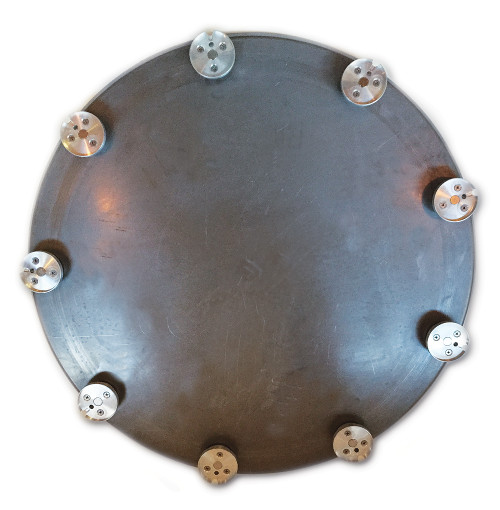 PowerGrind PowerPan with PowerFlex Magnetic Quick Release adapters