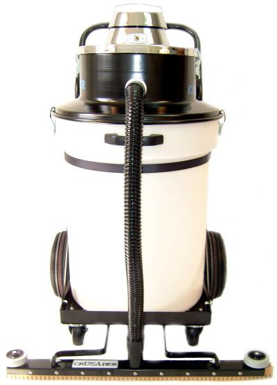 30 Gallon Vacuum with Steel Cart with optional front squeegee