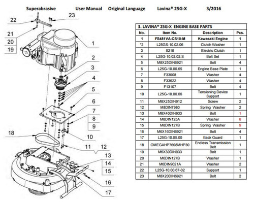 Lavina Belt for L30GP/30GS
