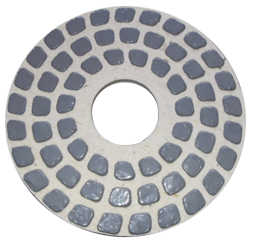 10.63" V-Harr Felt Backed Polishing Pad, Grit  3500