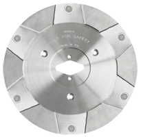 The 13.5" Reusable QuickChange Plate holds 3 or 6 pads