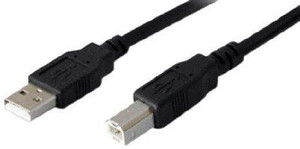 ADDON 5 PACK OF 1.82M (6.00FT) USB 2.0 (A) MALE TO USB 2.0 (B) MALE BLACK CABLE X935-4054575 ADDON 5 PACK OF 1.82M (6.00FT) USB 2.0 (A) MALE TO USB 2.0 (B) MALE BLACK CABLE X935-4054575