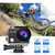 Color: Blue - 4K  Waterproof All Digital UHD WiFi Camera + RF Remote And Accessories K290-25336610704