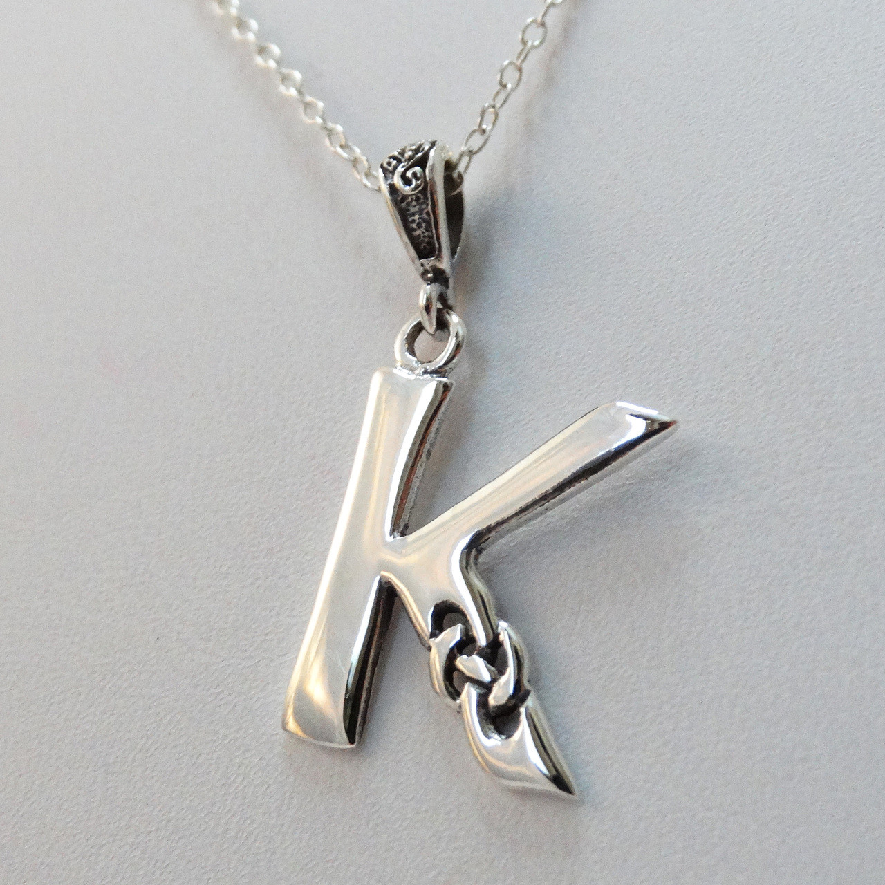 Letter k pendant clearance