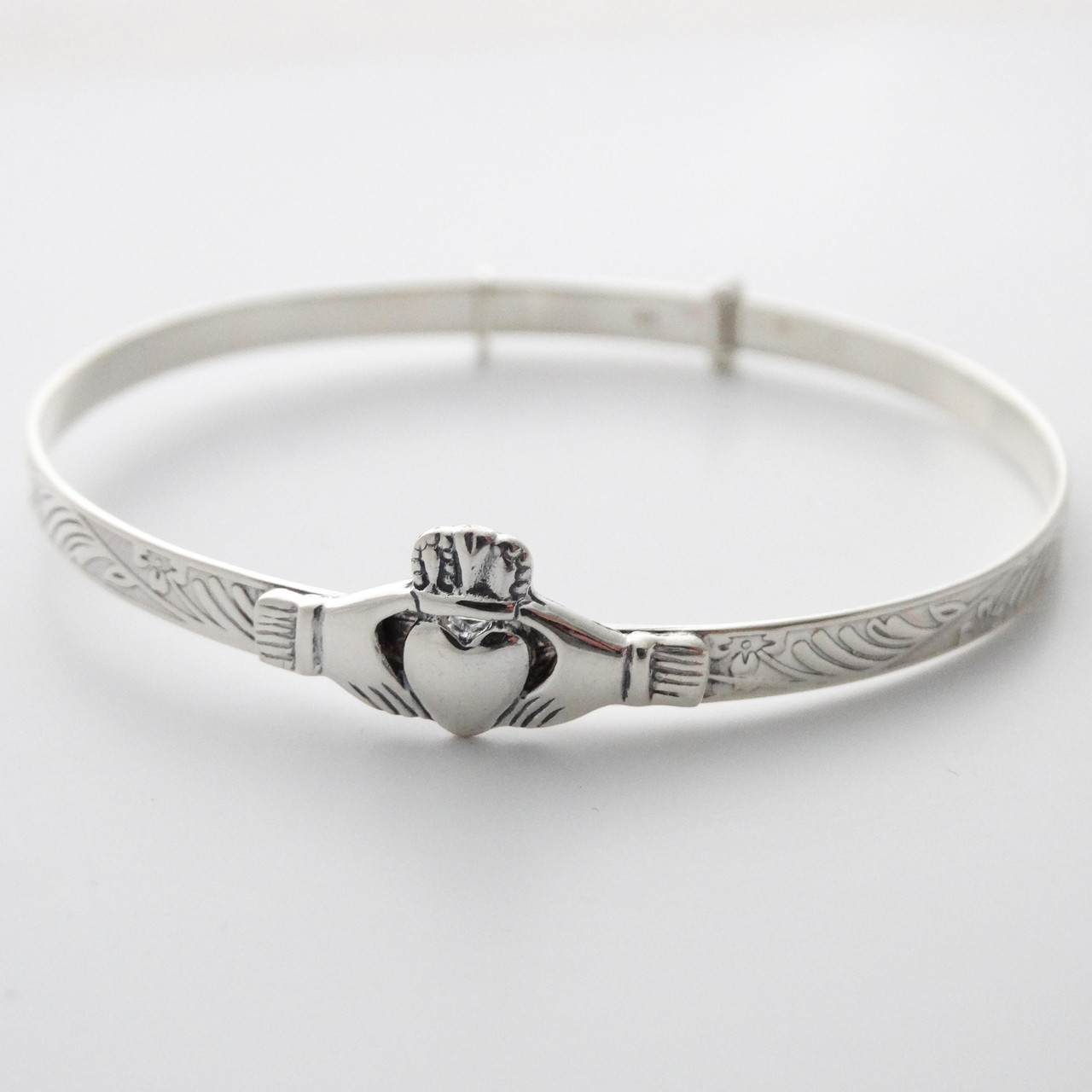 Sterling Silver Celtic Claddagh Bracelet FashionJunkie4Life