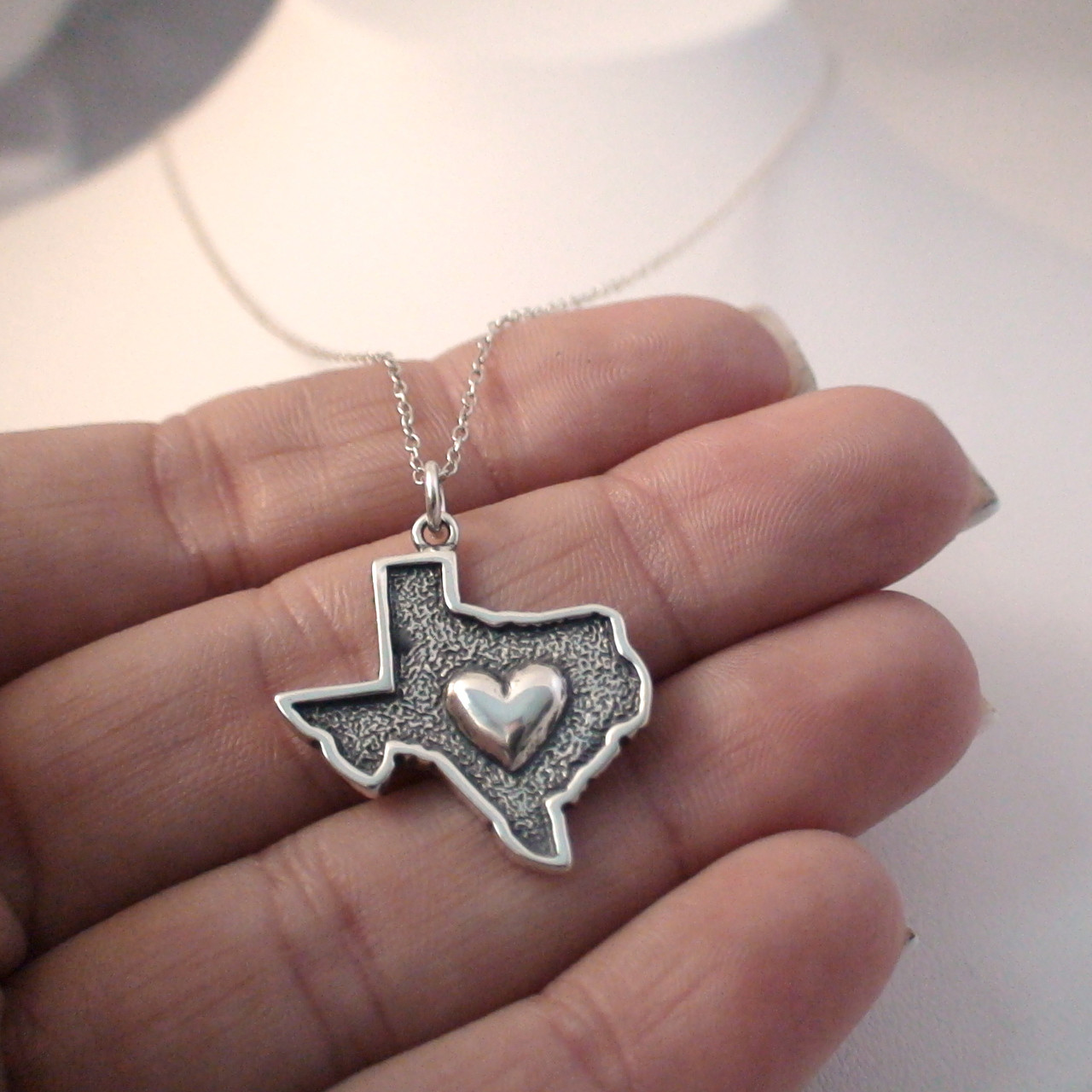 Sterling Silver Heart of Texas Necklace FashionJunkie4Life