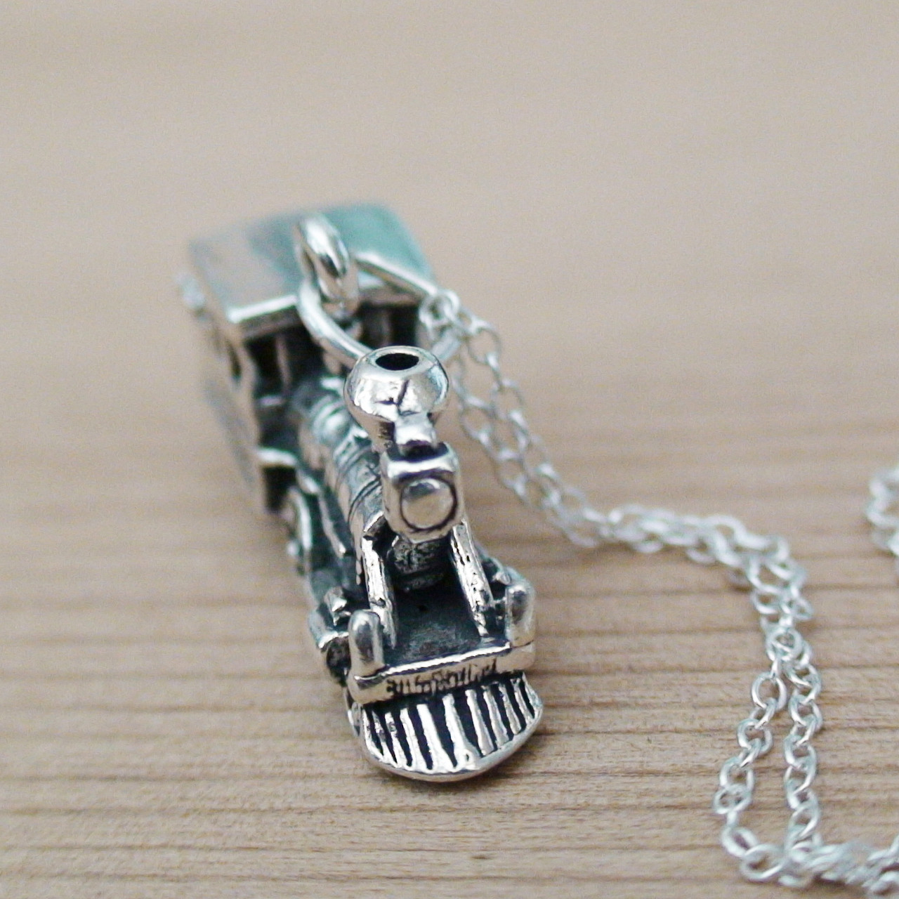Sterling Silver Train Necklace FashionJunkie4Life