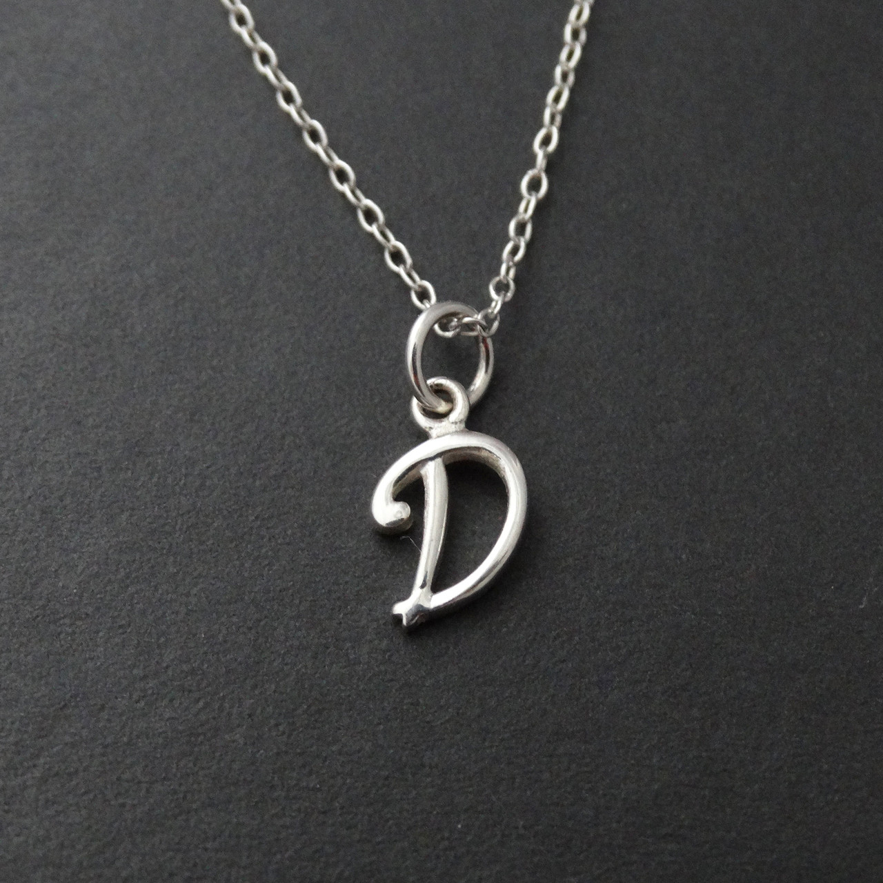 D Letter With Diamond Prominent Design Chain Pendant Combo For Men – Soni  Fashion®