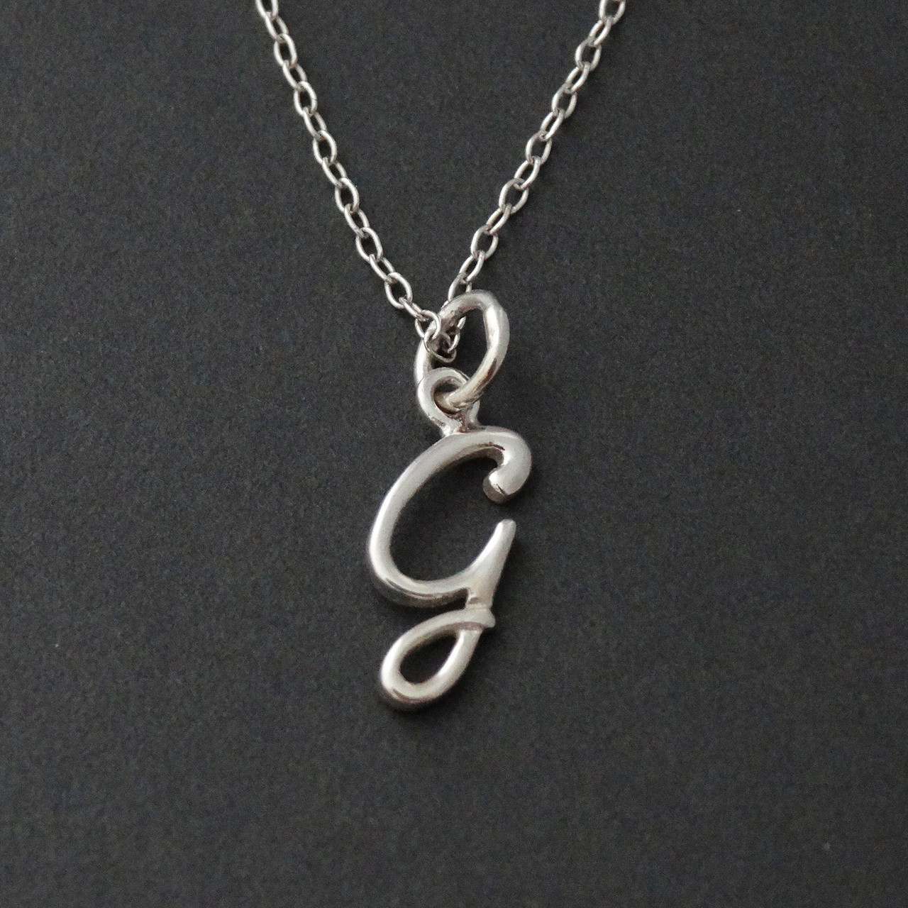 Small open circle pendant necklace N°10 – AgJc
