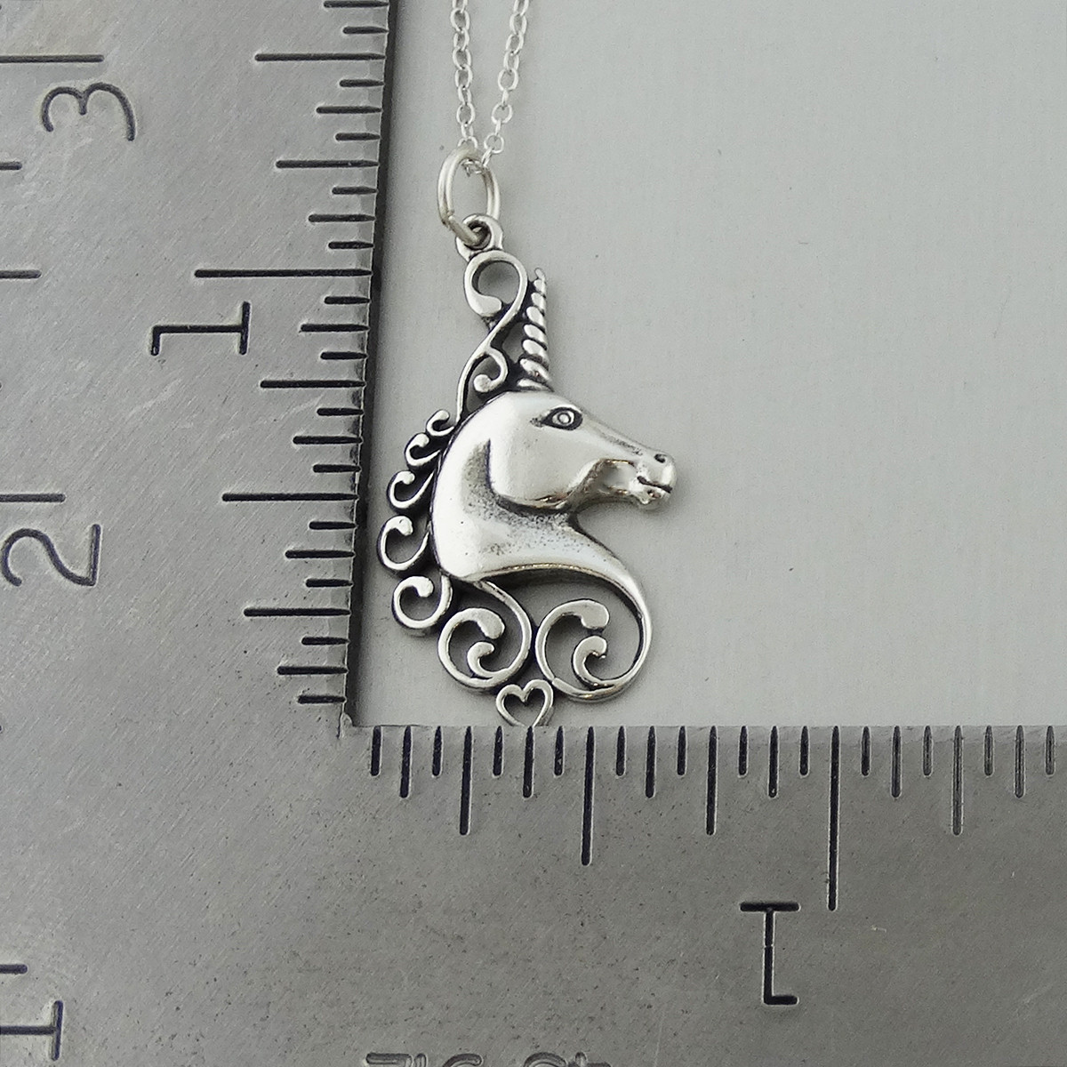 Sterling Silver Unicorn Charm Necklace FashionJunkie4Life