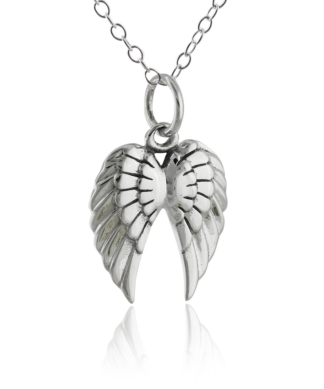 Angel Wings Necklace in Sterling Silver