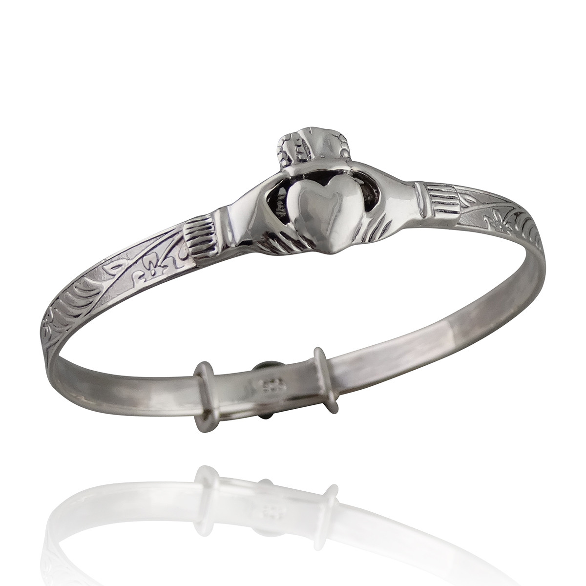 Sterling Silver Baby Claddagh Bracelet FashionJunkie4Life