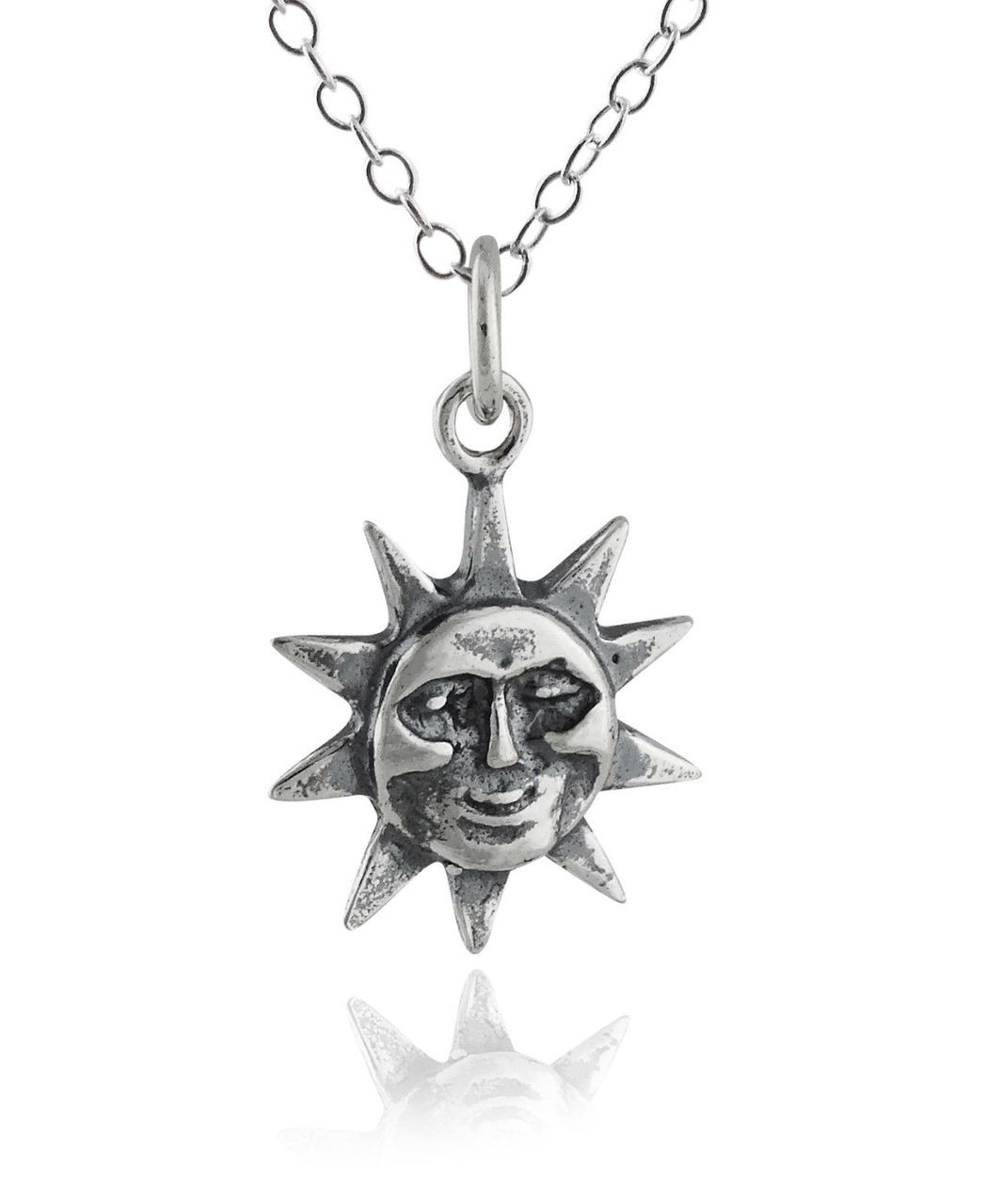 Sun face store pendant