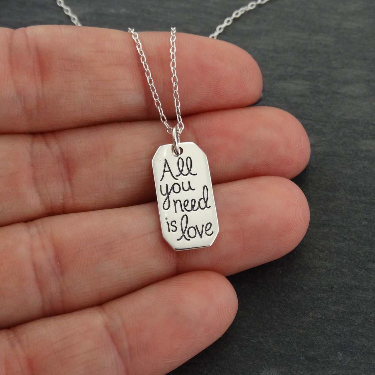 All You Need is Love Medallion Ring - Gold