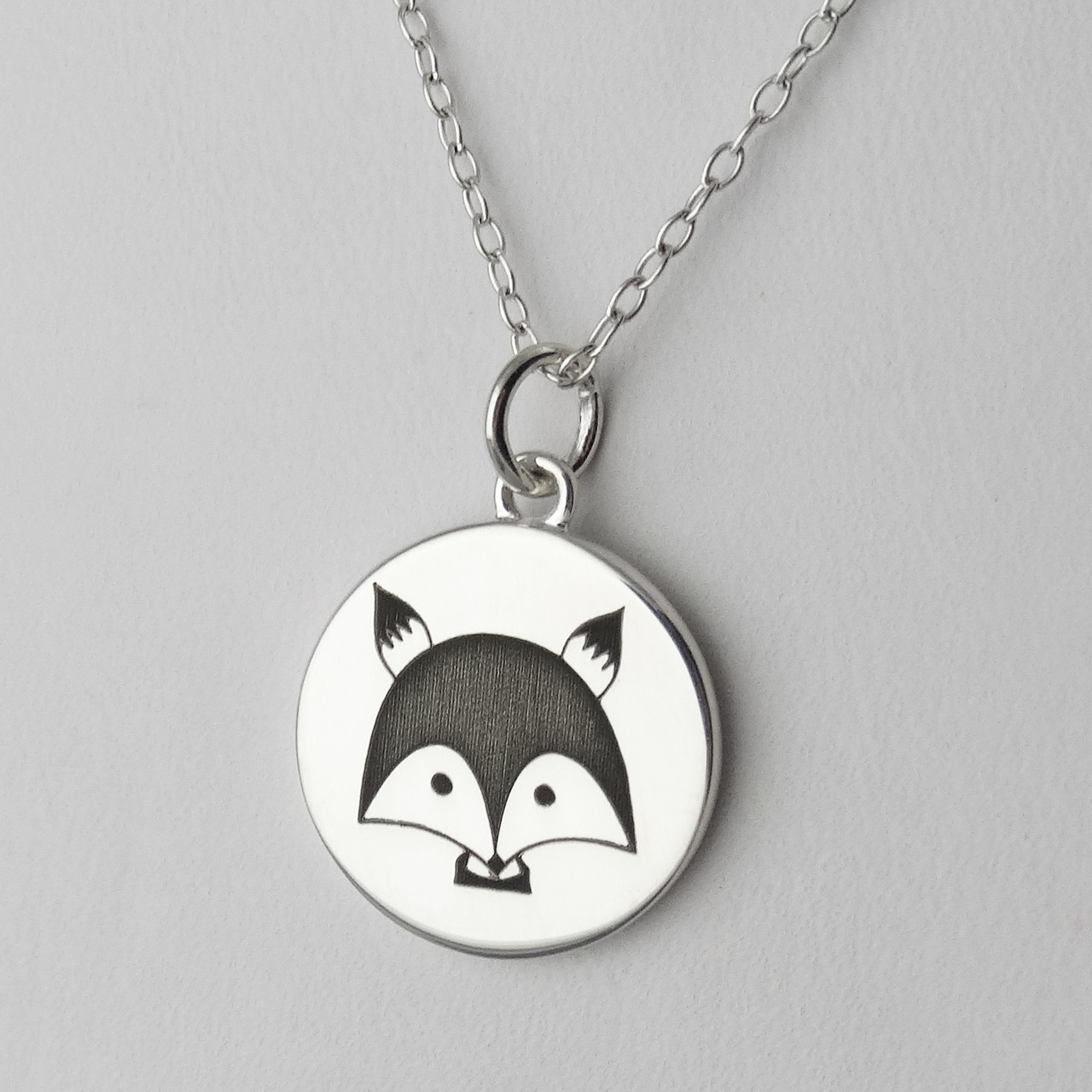 Silver Fox Necklace | Modern Charming Jewelry – Beehive Handmade