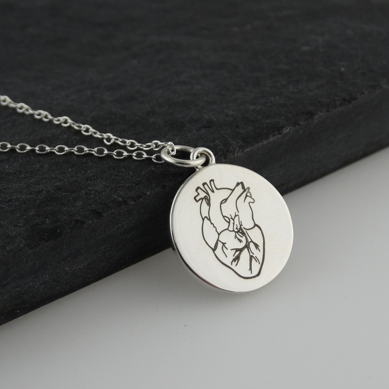 Personalised Men's Sterling Silver St Christopher Necklace | Hurleyburley