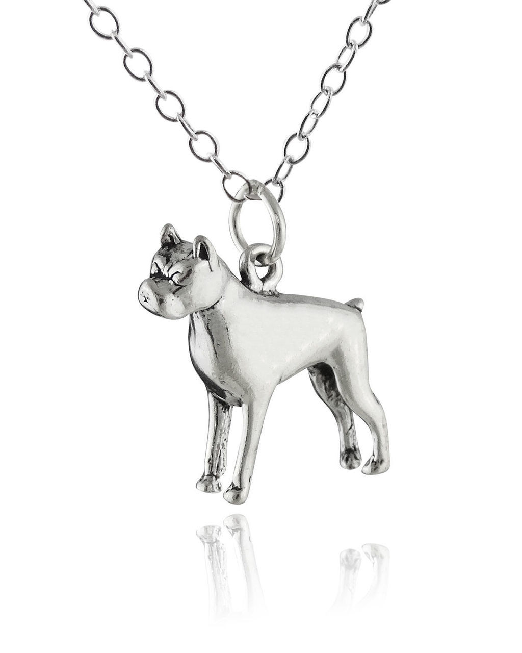 boxer dog pendant