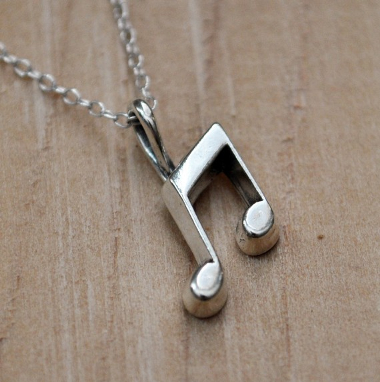 1/20 Ctw White Diamond Sterling Silver Music Note Necaklace - Assorted –  kidzcandesign.com