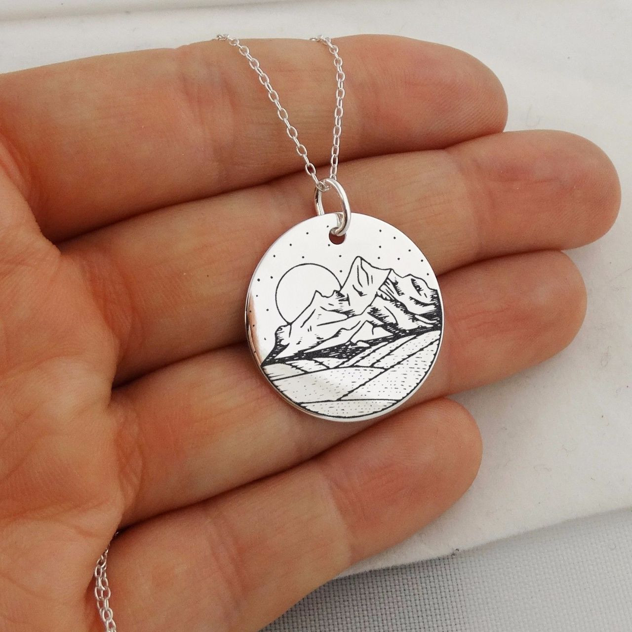 Rose Gold Heart Engraved Necklace | Lauren's Hope